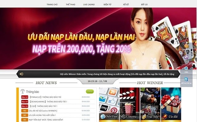 Winner - Nhà cái casino trực tuyến uy tín - Link vào Winner