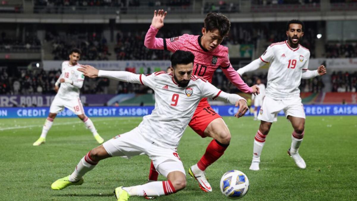 uae vs han 1 Soi kèo tài xỉu UAE vs Hàn Quốc, 20h45 ngày 29/3/2022 - Vòng loại WC châu Á